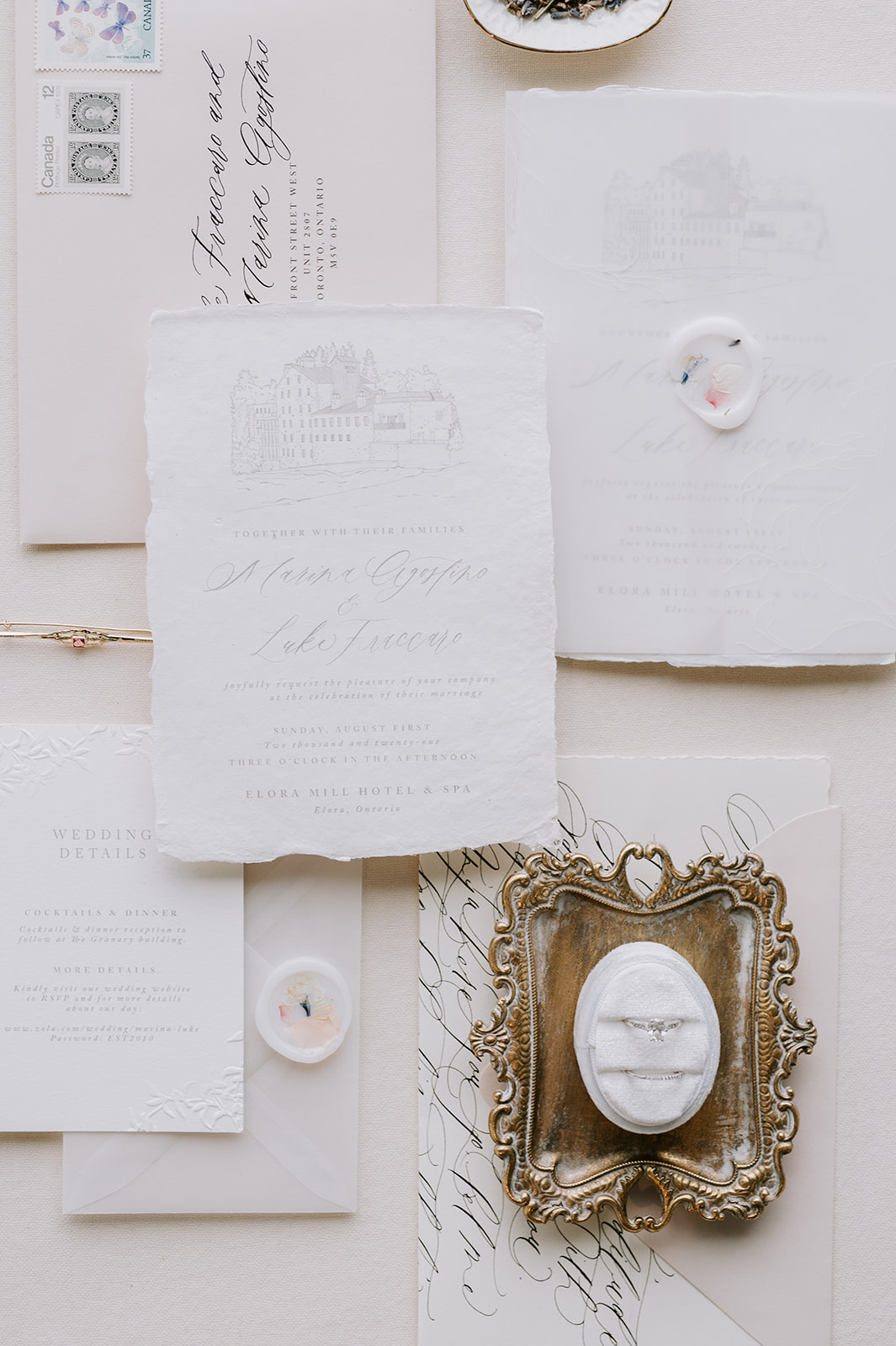 on hand made paper with deckle edges by olumis calligraphy, photography by eric cheng photography